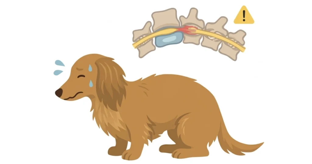 ヘルニアグレード1の初期症状である軽い痛みが出ている状態。