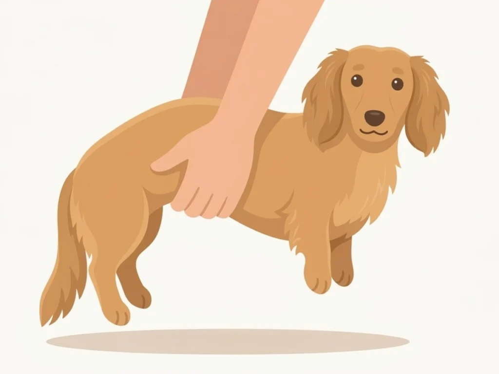 NG抱え方
腰を支えない抱き方