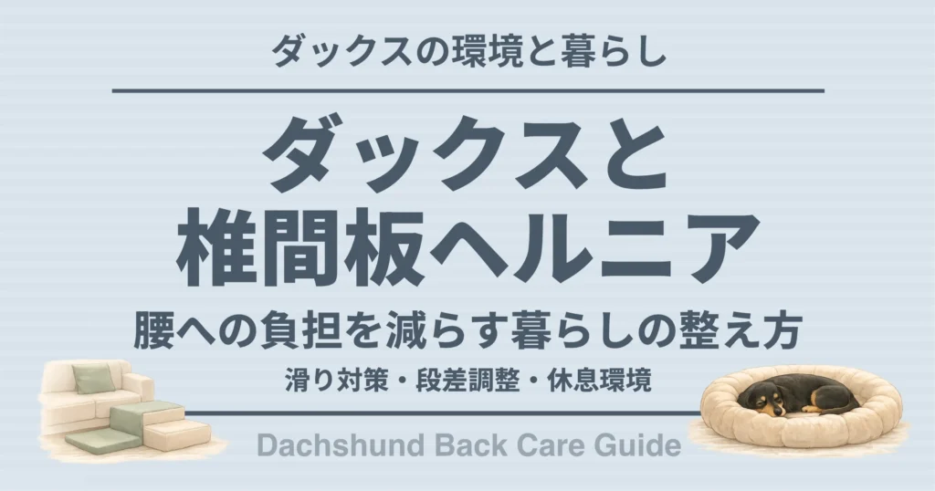 ダックスと椎間板ヘルニア