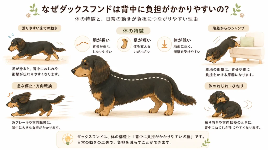 ダックスの体構造図