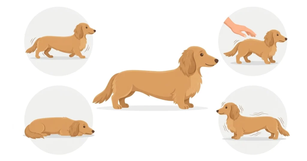 椎間板ヘルニアの初期サイン図