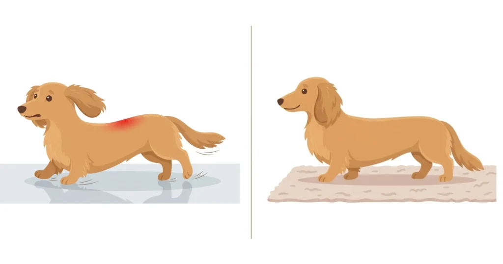 NG滑る床・OKマット