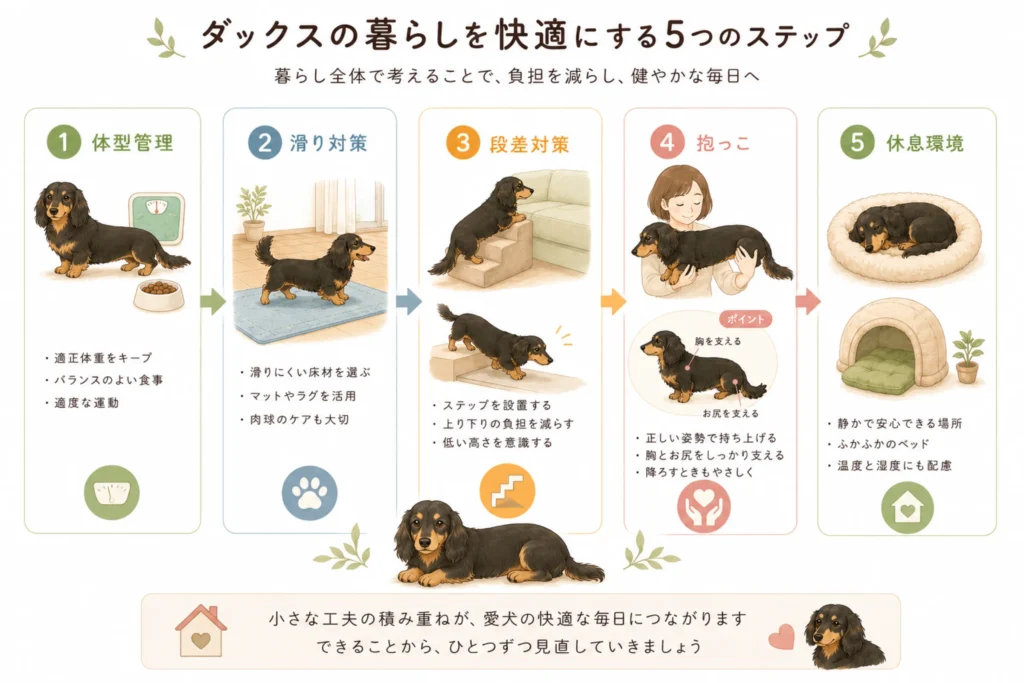 暮らし全体で負担を減らす考え方
