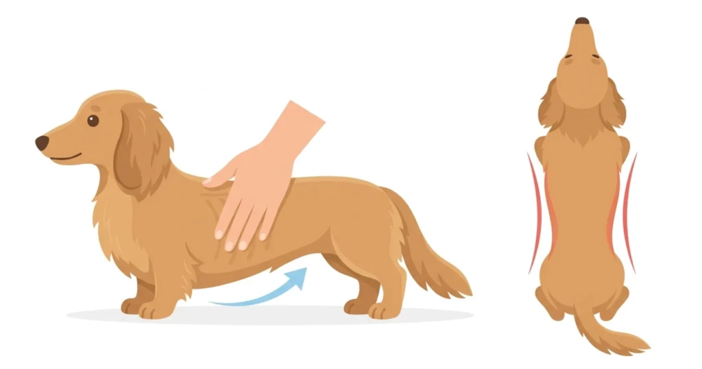 図解：体重ではなくBCSで判断するイメージ