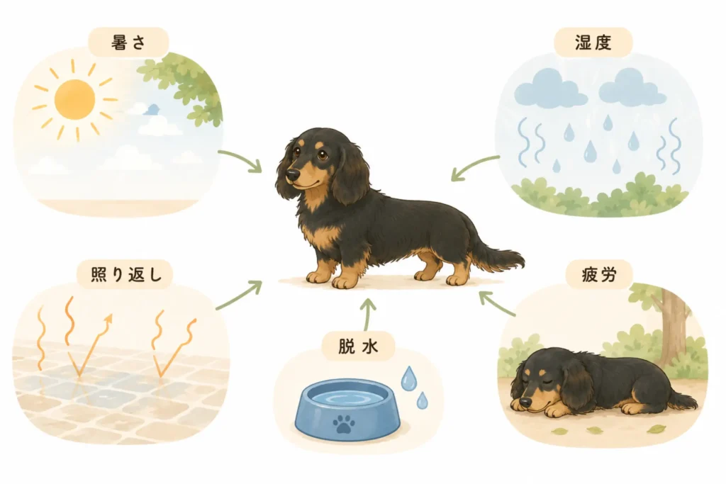 見落としやすい夏要因図解