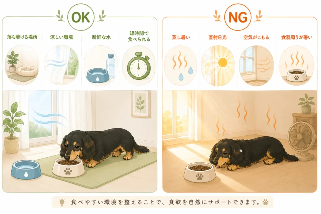 室内環境のOKNG図解