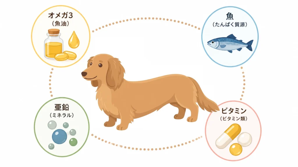 皮膚サプリ成分整理図解