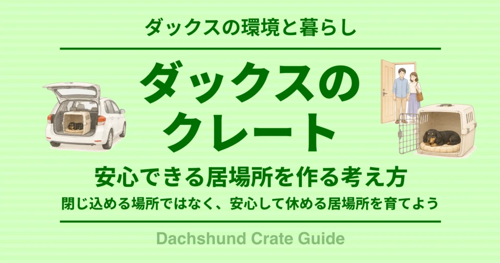 ダックスのクレート