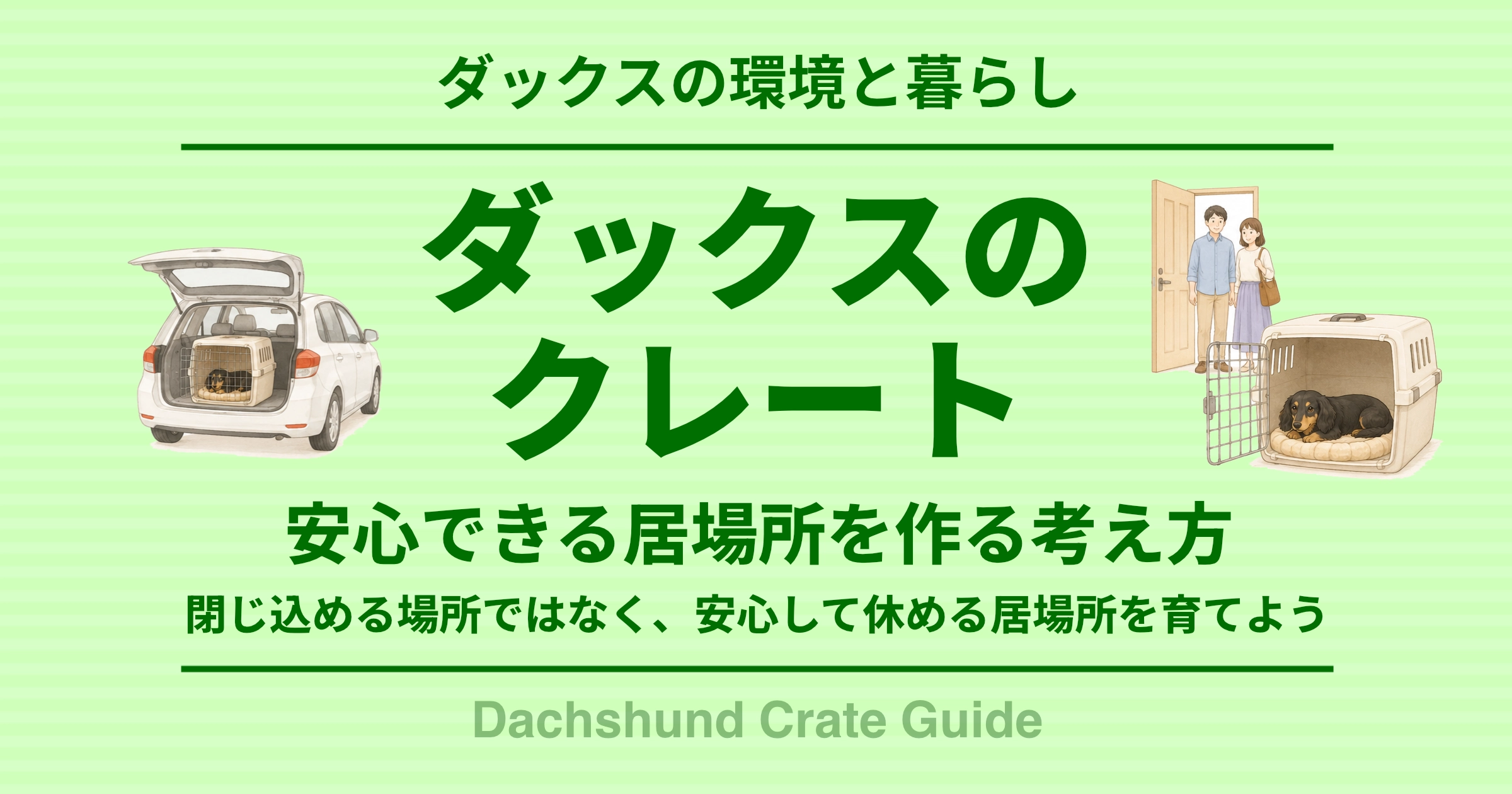 ダックスのクレート