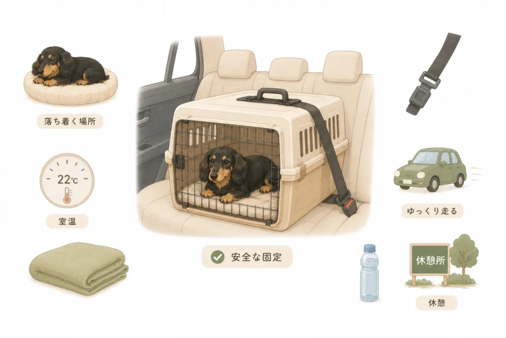 安心して車移動するためのポイント